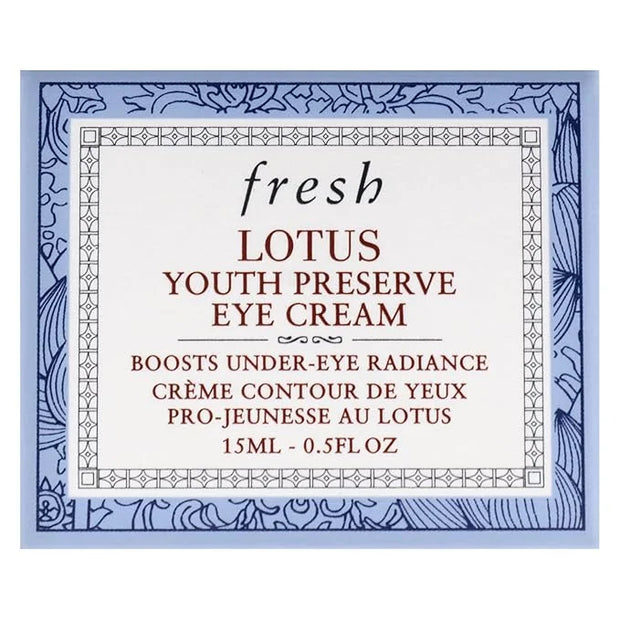 Fresh Lotus Youth Preserve Eye Cream for Women - 0.5 oz Cream - Product Image