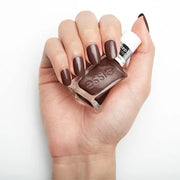 Essie Gel Couture Long-Lasting Nail Polish, 8-Free Vegan, Raisin Brown, All Checked Out, 0.46 fl oz - Product Image