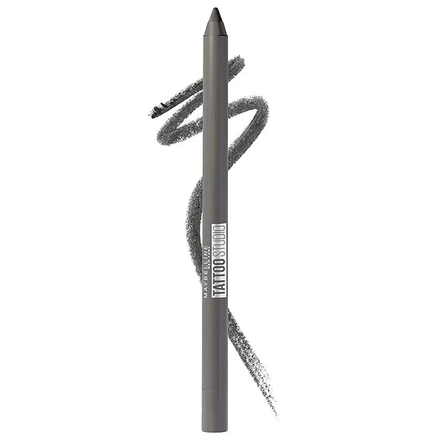 Maybelline TattooStudio Long-Lasting Sharpenable Eyeliner Pencil, Glide on Smooth Gel Pigments with 36 Hour Wear, Waterpro...