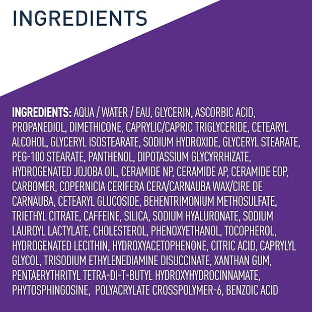 CeraVe Skin Renewing Vitamin C Eye Cream, Vitamin C, Hyaluronic Acid, Ceramides & Caffeine, Under Eye Cream For Dark Circl...