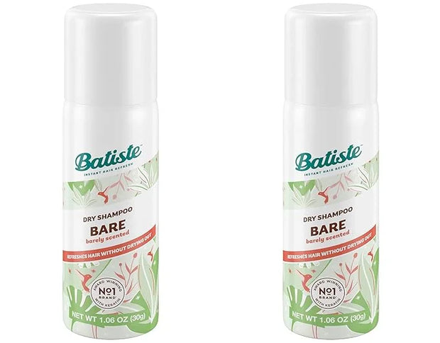 Batiste Dry Shampoo, Bare, Mini Travel Size 1.6 oz (Pack of 2) - Product Image