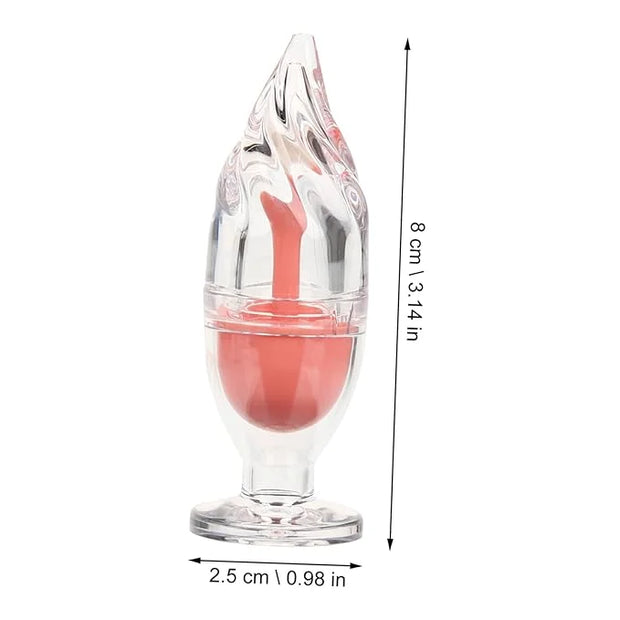 6pcs Ice Cream Lip Gloss Tubes Empty Diy Lipstick Containers Stylish Refillable Holders for Homemade Cosmetic Fun for Trav...
