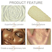 evpct Blonde Gold Face Highlighter Makeup Shimmer Glitter