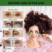 Under Eye Masks for Dark Circles and Puffiness 70PCS, Under Eye Patches for Puffy Eyes Treatment, Under Eye Gel Pads w/Sea...