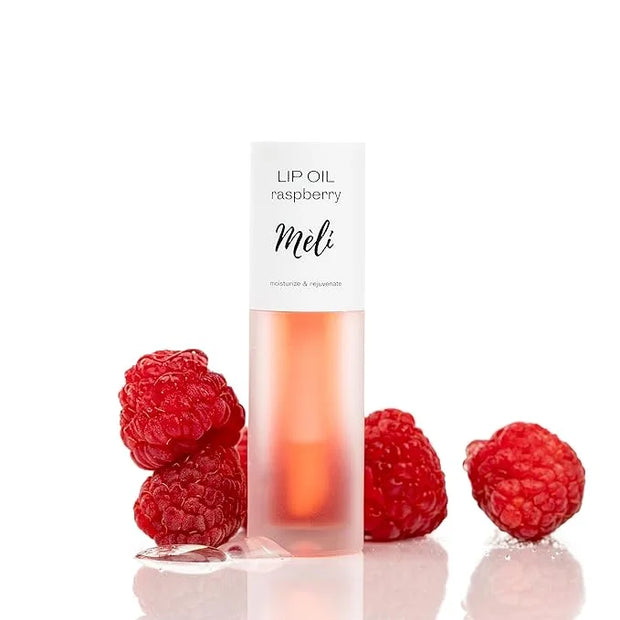 MÈLI Organic Lip Oil with Hyaluronic Acid | Clear Non-Sticky, Natural Lip Gloss, Moisturizing, Revitalizing and Rejuvenati...