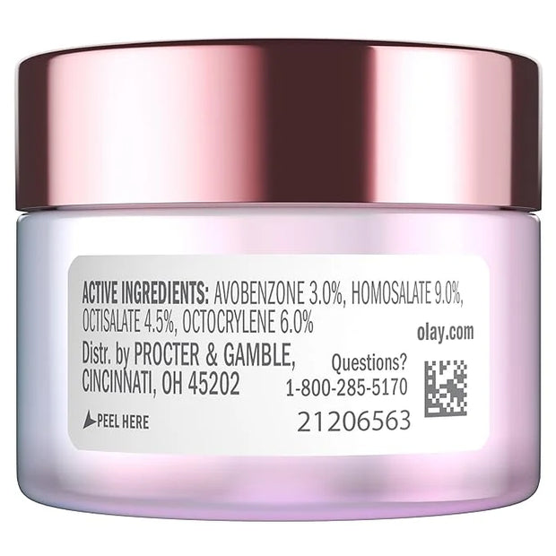 Olay Super Cream with Sunscreen SPF 30, 15 mL, Trial Size Ultra Lightweight Face Moisturizer - Vitamin C, Hyaluronic Acid,...