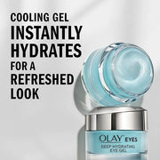 Olay Deep Hydrating Eye Gel with Hyaluronic Acid for Tired Eyes, Hydrating Gel, Cucumber, 0.5 Fl Oz - Product Image