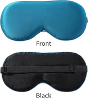 2-Pack 100% Real Natural Silk Eye Mask, Silk Sleeping Mask, Shade Puffy Eye Gift with Adjustable Straps, Sleep Eye Mask, S...