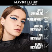 MAYBELLINE New York Tattoo Studio Long-Lasting Sharpenable Eyeliner Makeup Pencil, Glide on Smooth Gel Pigment, 36 Hour We...