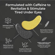 Under Eye Patches for Puffy Eyes and Dark Circles | Infused Gel Mask Patches for Dark Circle Undereye Support of Bags & Pu...