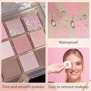 12 Colors Nude Brown Pink Matte Shimmer Eyeshadow