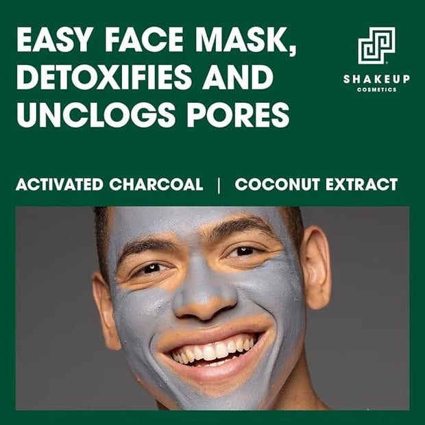 Mens 4-Piece Skin Kit for Clearer Skin, Targets Blemishes, Vegan Formula with Daily Face Wash, Clarifying Toner, Purifying...
