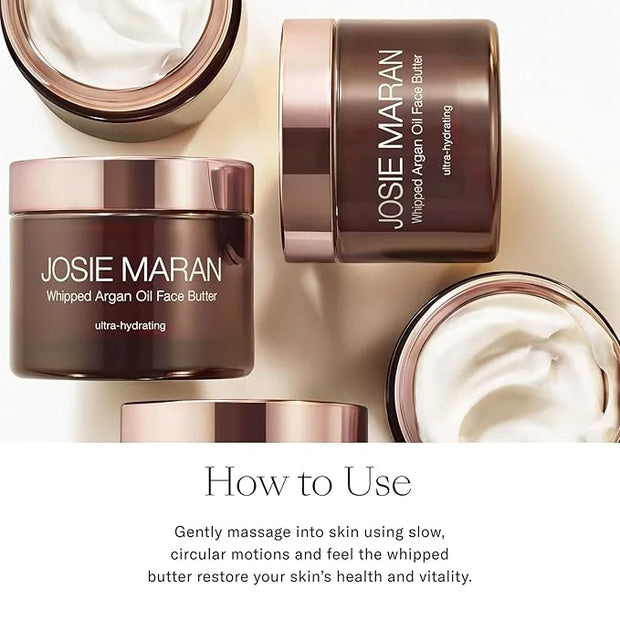 Josie Maran Cali Glow Collection Body & Skincare Set - Includes EveryBODY Wash Now! Moisture Mousse Cleanser, Whipped Arga...