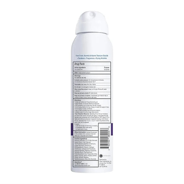 BLUE LIZARD Sport Mineral Sunscreen Spray SPF 50+, Dermatologist-Recommended Brand, Broad-Spectrum UVA/UVB Protection, Wat...