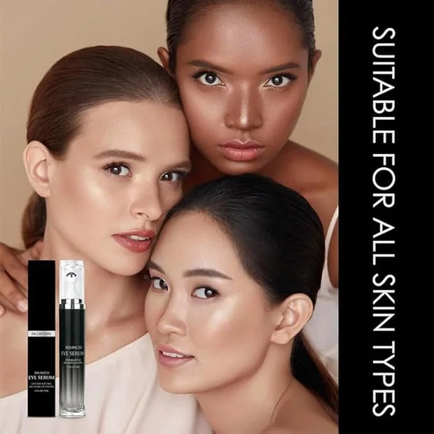 5% Caffeine Eye Serum & Cream for Dark Circles, Puffy Eyes, and Eye Bags - Under Eye Treatment for Women & Men - with 360°...