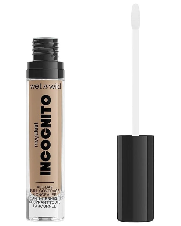 wet n wild Mega Last Incognito All-Day Full Coverage Liquid Matte Concealer, Medium Golden, 0.18 Ounce - Product Image