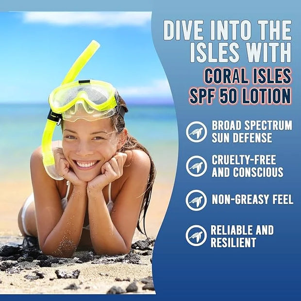 Rocky Mountain Sunscreen | SPF 50 Lotion for Kids Broad Spectrum UVA/UVB Protection | Hawaii 104 Reef Act Compliant (Oxybe...