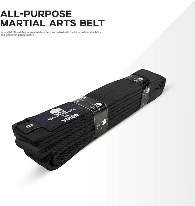 Karate Belt, All-Purpose Martial Arts Belt, Judo, Taekwondo 0-6. - Product Image