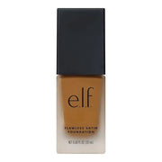 e.l.f. Flawless Satin Foundation, Lightweight & Medium Coverage, Semi-Matte Finish, Vegan & Cruelty-Free, Maple, 0.68 Fl O...