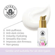 Deep Moisture Anti Aging Firming Eye Cream – USDA Certified, Plump & Hydrate , Smooth Wrinkles, Fine Lines,Dark Circles un...