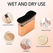Self Tan Brush-Kabuki Brush for Body,Sunscreen Tanning Brush,Blusher,Shadow,Powder,Bronzer and Foundation Self Tanner Brus...