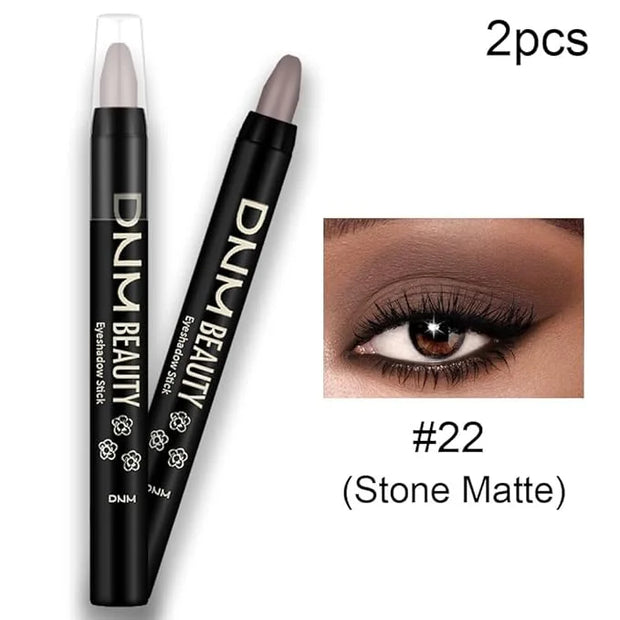 evpct 2Pcs Cream Eyeshadow Sticks Set for Eyes Waterproof, Stone Matte Eye shadow Stick Pencil Pen Bulk sombras en crema p...