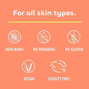 Seaweed Bath Co. Brighten & Protect Sheer Tint Face Fluid SPF 50 Zinc Oxide Sunscreen Lotion, 1.7 Oz., Tinted Mineral Faci...