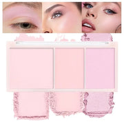3 IN 1 Brown Nude Face Highlight Bronzer
