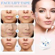 Kaely 160 Pcs Instant Face Lift Tape,Antiaging Body Shaping Tape,Neck Lifting Tape for Saggy Skin,Facelift Tape and Bands ...