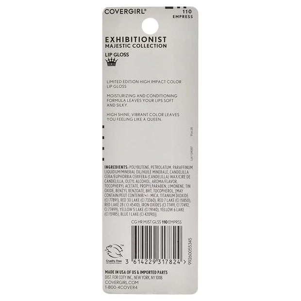 CoverGirl Exhibitionist Majesty Lip Gloss - Empress Lip Gloss Women 0.12 oz - Product Image