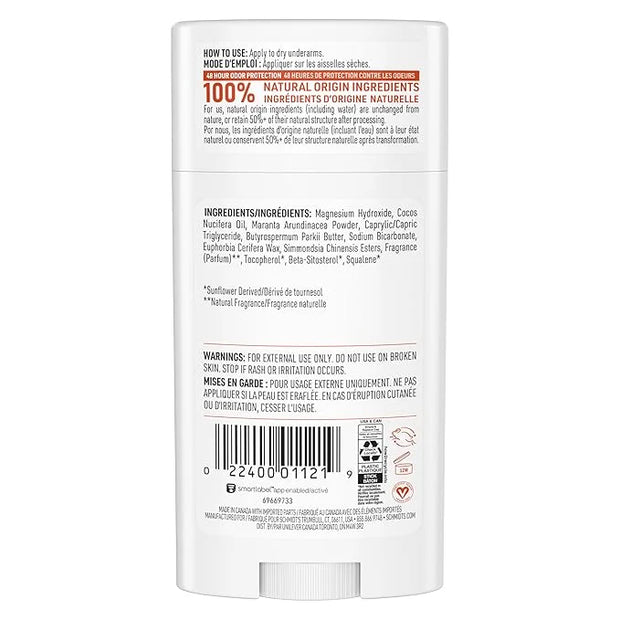 Schmidt's Aluminum-Free Vegan Deodorant Grapefruit & Apricot with 24-Hour Odor Protection, 2 Count for Women and Men, Natu...