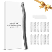 Dermaplaning Tool for Face, Dermaplane Razor for Peach Fuzz with Metal Grip, Professional Eyebrow Razor for Women, Facial ...