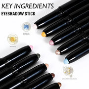 Eyeshadow Stick Matte Eye Shadow Pencil Cream to Powder Eye Brightener Crayon Long-Lasting Crease-Proof Neutral Eyeshadow ...