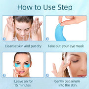 Under Eye Patches, 40 Pairs Eye Mask for Dark Circles, Puffy Eyes, Undereye Bags,Wrinkles,Eye Mask Patches with Hyaluronic...