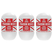 Fresh Kidz Roll On Deodorant for Kids and Teens - Baking Soda and Aluminum-free 24 Hour Protection for Sensitive Skin - Bo...