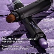 Neutral Eyeshadow Stick Makeup Set, Metallic Shimmer Matte Cream Eye Shadow Eyeliner Brightener Pencil Crayon - Classic 6P...