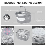 Hospan collapsible foot spa electric