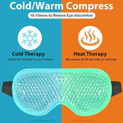 BeeVines Gel Eye Mask, 2 Pack Cooling Ice Masks for Puffy Eyes for Men & Women, Cold & Warm Compress for Post Surgery, Puf...