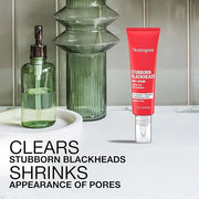 Neutrogena Stubborn Blackheads Daily Acne Facial Serum with Salicylic, Glycolic, Polyhydroxy & Mandelic Acids, Oil-Free Fa...