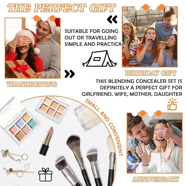 12 Colors Correcting Concealer Contour Makeup Palette, 6