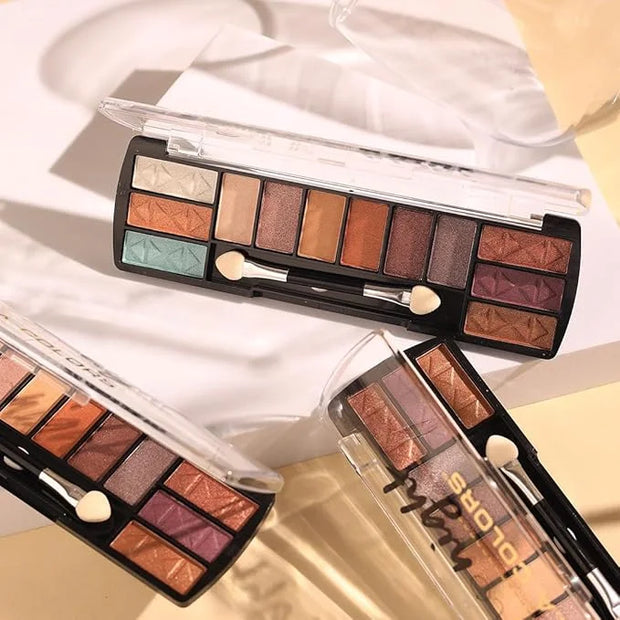 L.A. COLORS Day to Night 12 Color Eyeshadow, Sunset CES425 - Product Image