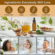 Spa Gift Baskets For Women - Luxury Bath Set With Honey & Almond - Spa Kit Includes Body Wash, Bubble Bath, Lotion, Bath S...