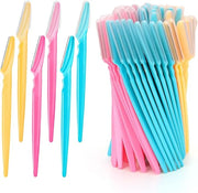 72 Pcs Eyebrow Razor, Multipurpose Exfoliating Dermaplaning Tool Razors Facial Razor Eyebrow Shaper with Precision Cover f...