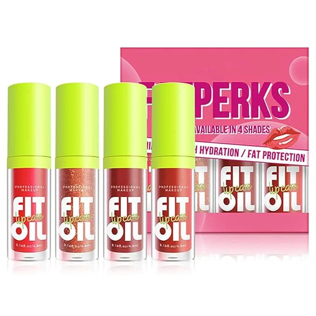 Hydrating Lip Oil, Big Brush Head Glaze Shiny Transparent Glow Oil, Nourishing & Non-sticky Long Lasting Fresh Clear Smoot...