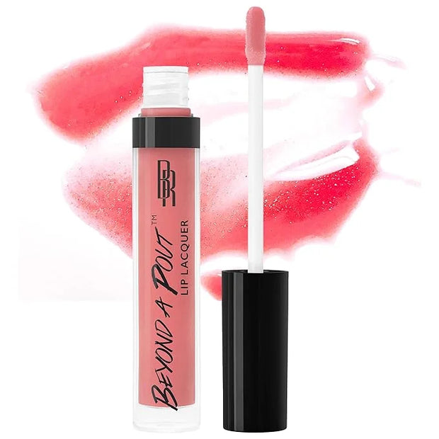 Black Radiance Beyond A Pout Lip Lacquer Lip Gloss, Heat Wave - Product Image
