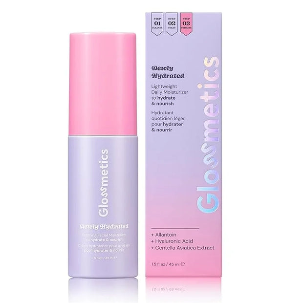 Glossmetics Dewly Hydrated Lightweight Daily Moisturizer with Centella Asiatica Skin Care, Panthenol Moisturizer - Face Cr...