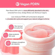 Abib PDRN Retinal Eye Patch Glow jelly 60 Patches, Korean Under Eye Patches for Puffy Eyes and Dark Circles, Anti-Wrinkle,...