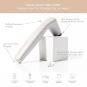 SHANI DARDEN SKIN CARE Sculpt & Firm Travel Kit, Facial Sculpting Wand, Attachments, Retinol Reform & Lactic Serums, Pepti...