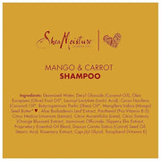 SheaMoisture Extra-Nourishing Shampoo hair care for Kids Mango Carrot with Shea Butter 8 oz - Product Image