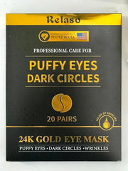 Under Eye Patches, Dermatology Golden Eye Mask with Amino Acid & Collagen, Cooling Eye Care for Wrinkles, Puffy Eyes & Dar...